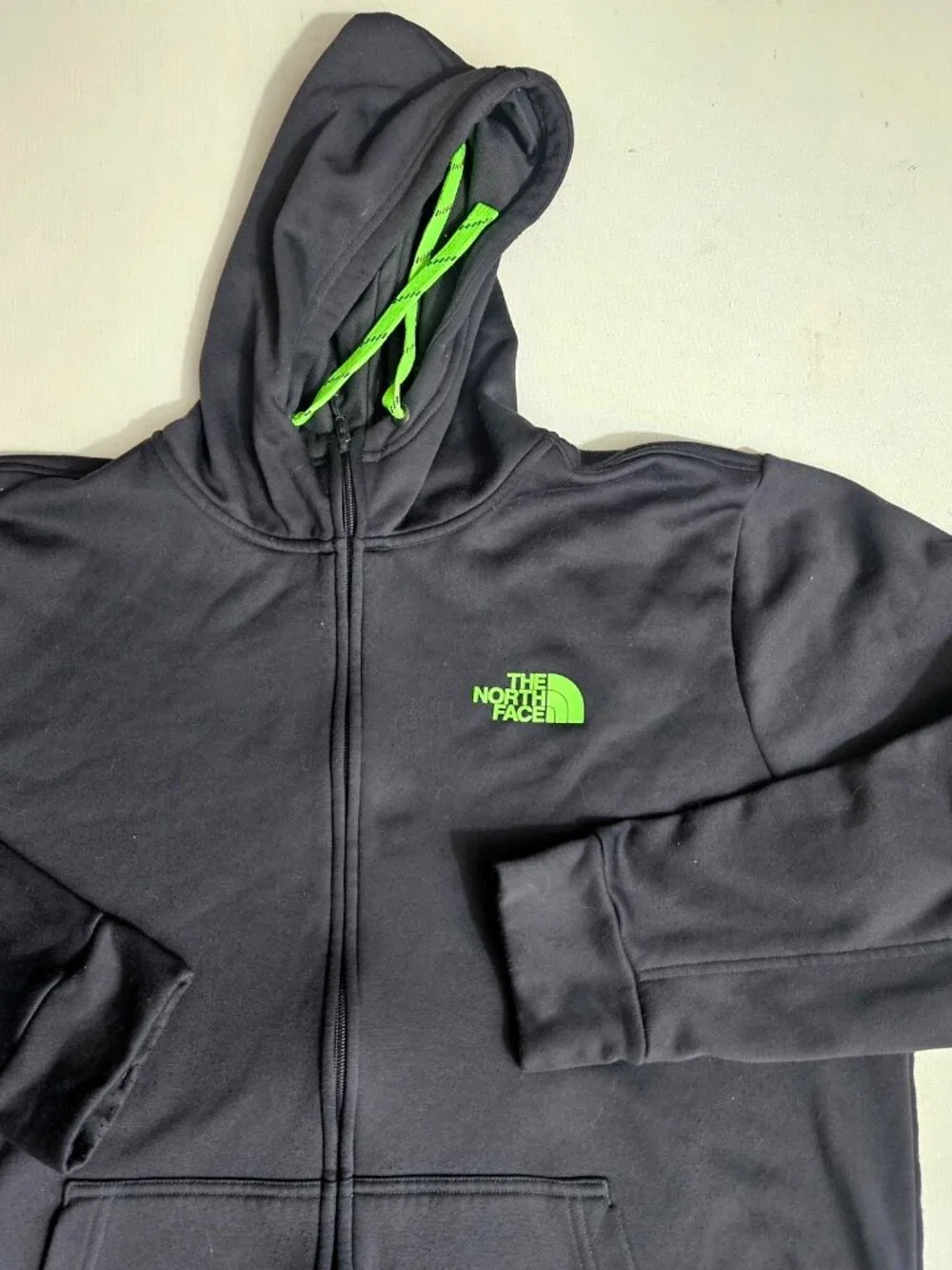 The North Face Men's Black Full Zip Hoodie Jacket 721569 XL